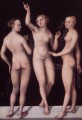 The Three Graces Lucas Cranach the Elder nude